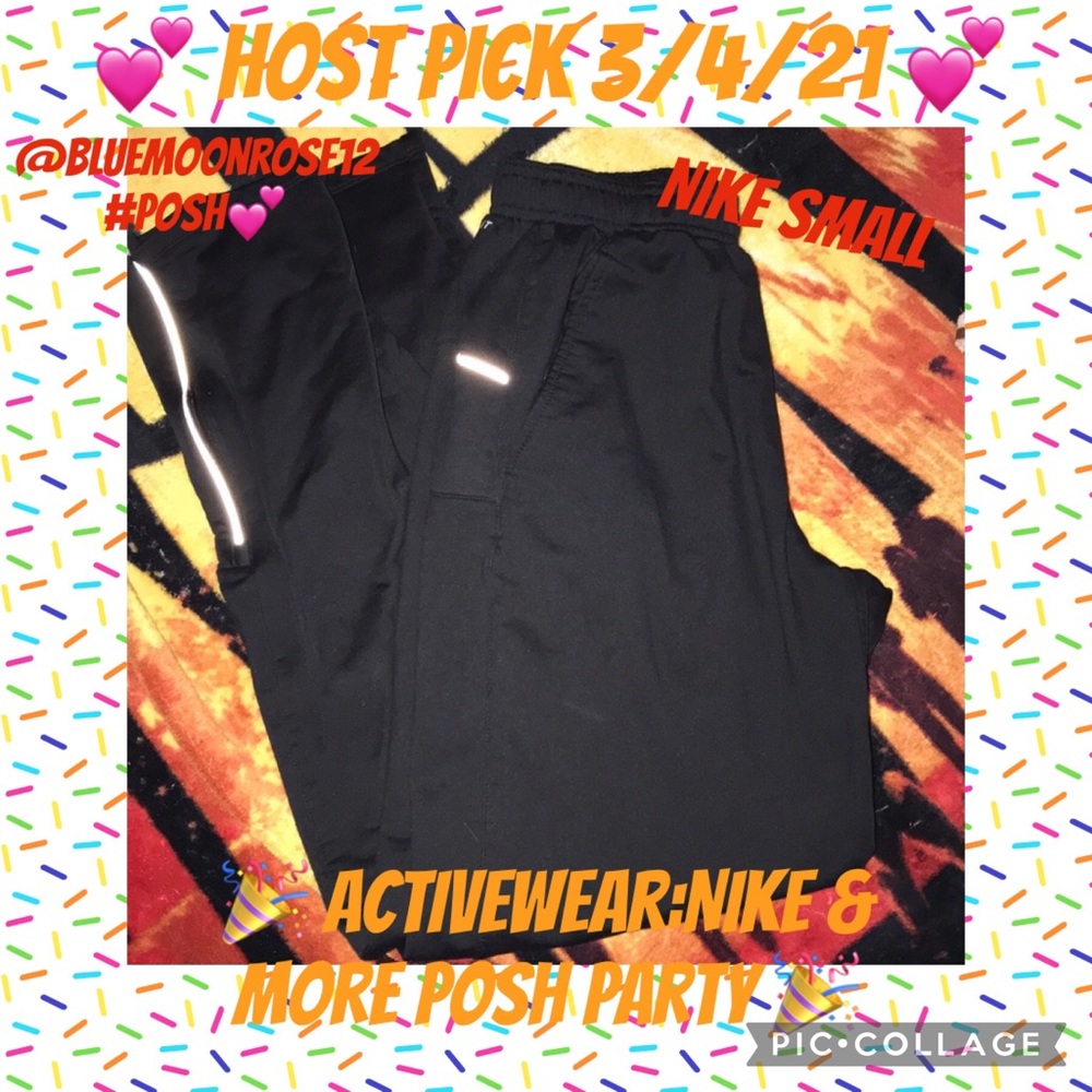 Nike black small dri fit pants 💕